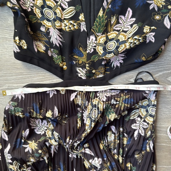 A.L.C. Josefa Silk Midi Dress 8 - Picture 13 of 14